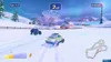 A racing game scene set in a snowy environment with aurora borealis in the sky. Produktbild-Vorschau