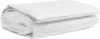 A white polyethylene tarp is folded and rolled. Podgląd zdjęcia produktu
