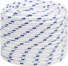 vidaXL Bootsseil Weiß 16 mm 25 m Polypropylen Produktbild-Vorschau 1