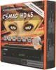 The image shows the retail packaging of a COMAG HD 45 digital HD satellite receiver. Produktbild-Vorschau