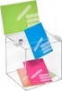 Losbox aus Acrylglas in 200x200x200mm mit Schloß und Produktbild-Vorschau 1