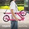 AREBOS Grafitti city scooter regolabile in altezza | ruote Anteprima dell’immagine prodotto 7