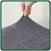 2-Teilig Ohrensessel Bezug - Grau - Jacquard-Muster - Produktbild-Vorschau 3