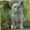 Gartenhund Statue Ornament Realistische Harz Tier Skulptur Produktbild-Vorschau 4