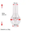 Zylinderglas  Ø 66mm Ersatzglas klar Lampenglas H:230mm Produktbild-Vorschau 2