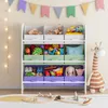 Dětský regál "Boiro" s 9 skládacími boxy 60 x 62 x 30 cm Náhled obrázku produktu 2
