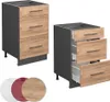 Küchenunterschrank Vicco Fame-Line Goldkraft Eiche 50 cm Produktbild-Vorschau 6