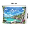 Urlaub Wandteppich Wohnkultur Landschaft Wandteppich Produktbild-Vorschau 3