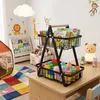 ACXIN Stabilní, dvoupodlažní košík na ovoce, černý, vysoce Náhled obrázku produktu 6