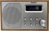 Jensen Fox Wood Mono DAB/FM Radio - Braun / Silber - Produktbild-Vorschau 1