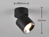 Spot a soffitto nero a sospensione circolare mobile 1xGU10 Anteprima dell’immagine prodotto 14