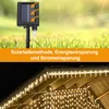 Peviasot 10M LED Eisregen Lichterkette LED Solar Eiszapfen Produktbild-Vorschau 3