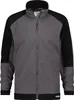 DASSY® Kazan Zweifarbige Fleecejacke ZEMENTGRAU/SCHWARZ Produktbild-Vorschau 2
