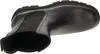A top-down view of a black Chelsea boot with a thick sole, isolated on a white background. Voir les images du produit