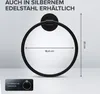 ovimar Handtuchring Halsnoy | rund | schwarz | ohne Bohren Produktbild-Vorschau 7