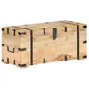 vidaXL Truhe 90x40x40 cm Mango Massivholz Produktbild-Vorschau 7