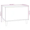 vidaXL Couchtisch Grau Sonoma 60x44,5x45 cm Holzwerkstoff Produktbild-Vorschau 8