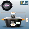 Vilde | Casserole avec couvercle en verre - 28 cm - 5,8 l - Voir les images du produit 9