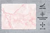 MuchoWow® Mauspad Mousepad Marmor - Weiß - Rosa - Chic Produktbild-Vorschau 2