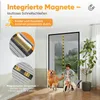 Sekey Fliegengitter Tür 80x210 cm – Magnet Insektenschutz Produktbild-Vorschau 5