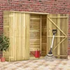 vidaXL Remise à outils de jardin 163x50x171 cm Bois de pin Voir les images du produit 9