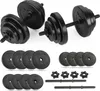 Gymtek sada činek 20kg - 2x rukojeti činek - 4x 2,5kg, 4x Náhled obrázku produktu 1