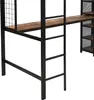 OKWISH Lit Mezzanine 90x200 cm – Table Intégrée et Voir les images du produit 9