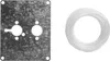 A metal plate with holes and a coil of clear tubing are shown against a white background. Podgląd zdjęcia produktu