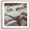Gerahmtes Poster - Rahmen in heller Eiche - Platten Vinyl Produktbild-Vorschau 1