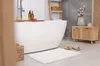 Bílá pletená koupelnová předložka 50x80 cm - savé plyšové Náhled obrázku produktu 3