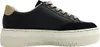 A side view of a single black sneaker with a platform sole. Náhľad obrázku produktu