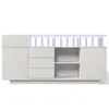 STILVORA Sideboard mit LED und Acryl-Stützen, Kommode mit 4 Produktbild-Vorschau 9