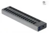 Delock Externer SuperSpeed USB Hub mit 16 Ports + Schalter Produktbild-Vorschau 1