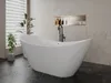 Freistehende Badewanne 180x80 Weiß Modern Exclusive Acryl Produktbild-Vorschau 5