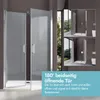 doporro Duschtür Nischentür dusche Duschabtrennung Produktbild-Vorschau 3