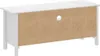 Mobile TV Hill White 110x40x47 cm in legno di pino Anteprima dell’immagine prodotto 4