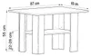 MATKAM Couchtisch Ł1, H 55 x B 87 x T 60 cm, mit Produktbild-Vorschau 4
