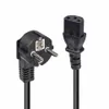 LINDY IEC-Netzkabel 3m Schuko-Winkelst. IEC320C13 Produktbild-Vorschau 2