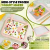 Zařízení na výrobu zmrzlinových rolí s 2 stěrkami, přístroj Náhled obrázku produktu 7