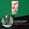 Wohnzimmer-Bild Leinwand Uhr Geräuschlos 30x60 Ölgemälde Produktbild-Vorschau 5
