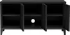 Mobile TV 'Kotka' a 3 ante in metallo 113 x 40 x 58 cm nero Anteprima dell’immagine prodotto 9