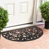 Hartgummi Fußmatte Ornamente halbrund 40x60 cm schwarz Produktbild-Vorschau 7
