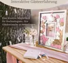 Gästebuch im Holzrahmen & 42 beschreibbaren Holzherzen Produktbild-Vorschau 3