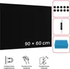A collage showing a black magnetic whiteboard with accessories and feature icons. Anteprima dell’immagine prodotto