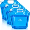 3stk Faltbarer Wasserbehälter 10L mit Dichtem Deckel, Produktbild-Vorschau 1