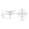 Brabantia 311048, Drehregler, Grau, 160 mm, 160 mm, 2000 Produktbild-Vorschau 8