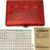 Mahjong Gesellschaftsspiel mit Koffer Set Produktbild-Vorschau 1