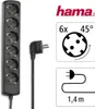 hama 30393 6-fach Steckdosenleiste schwarz Anteprima dell’immagine prodotto 5