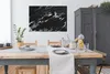 MuchoWow® Poster Marmor - Schwarz - Silber - Luxus 120x90 Produktbild-Vorschau 3