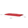 Madison Bankauflage Panama 120x48 cm Ziegelrot Produktbild-Vorschau 5